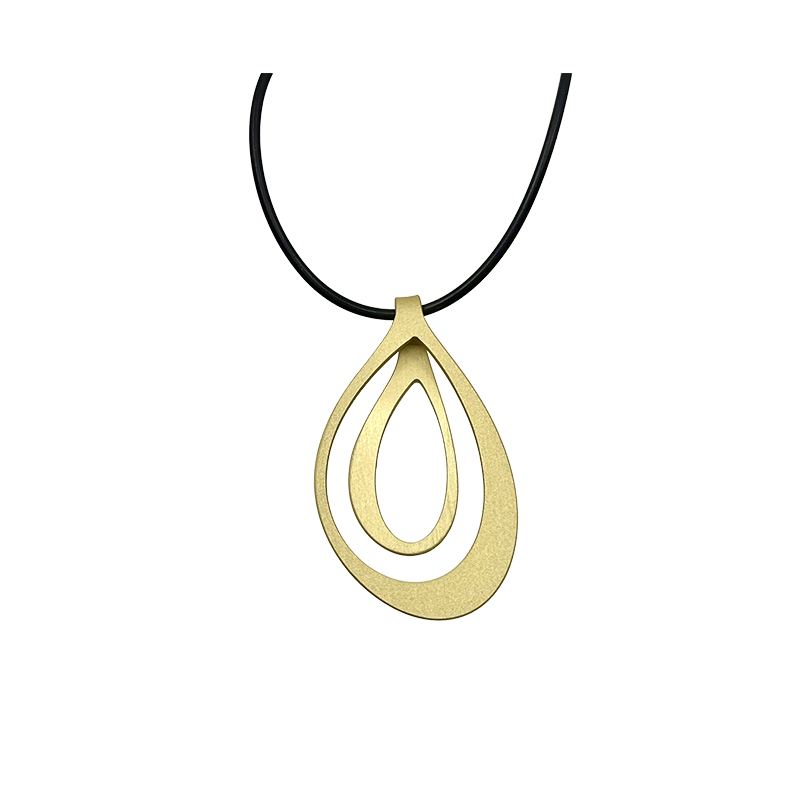 The Loop Neckpiece Oval in Champagne