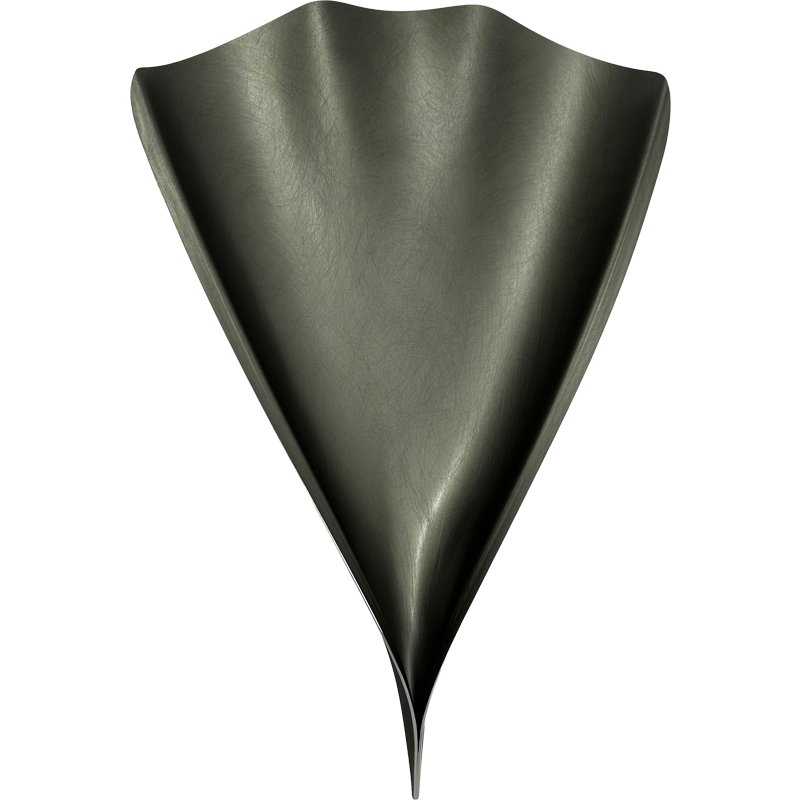 The Gingko Platter in Charcoal
