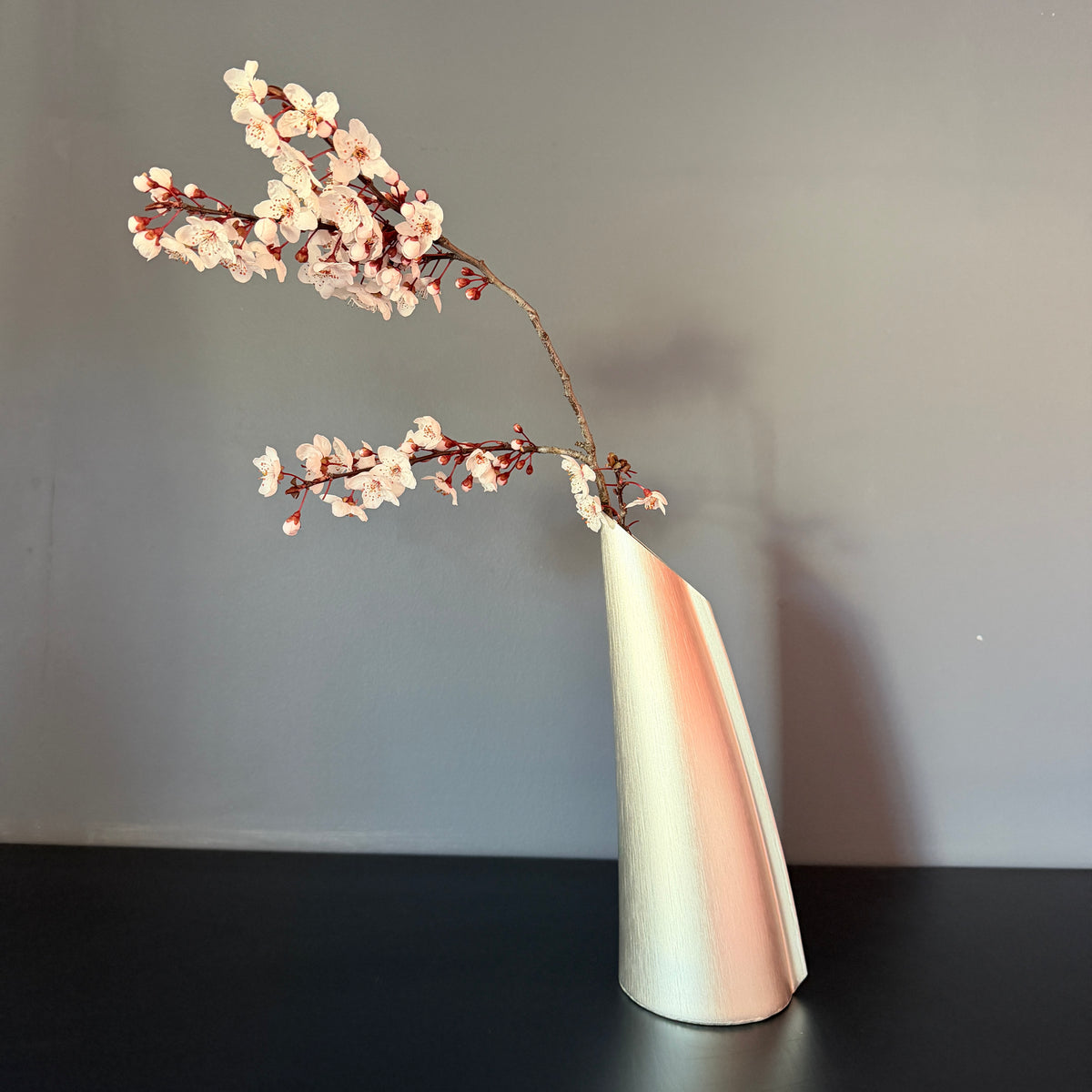 The Single Stem Vase in Silver