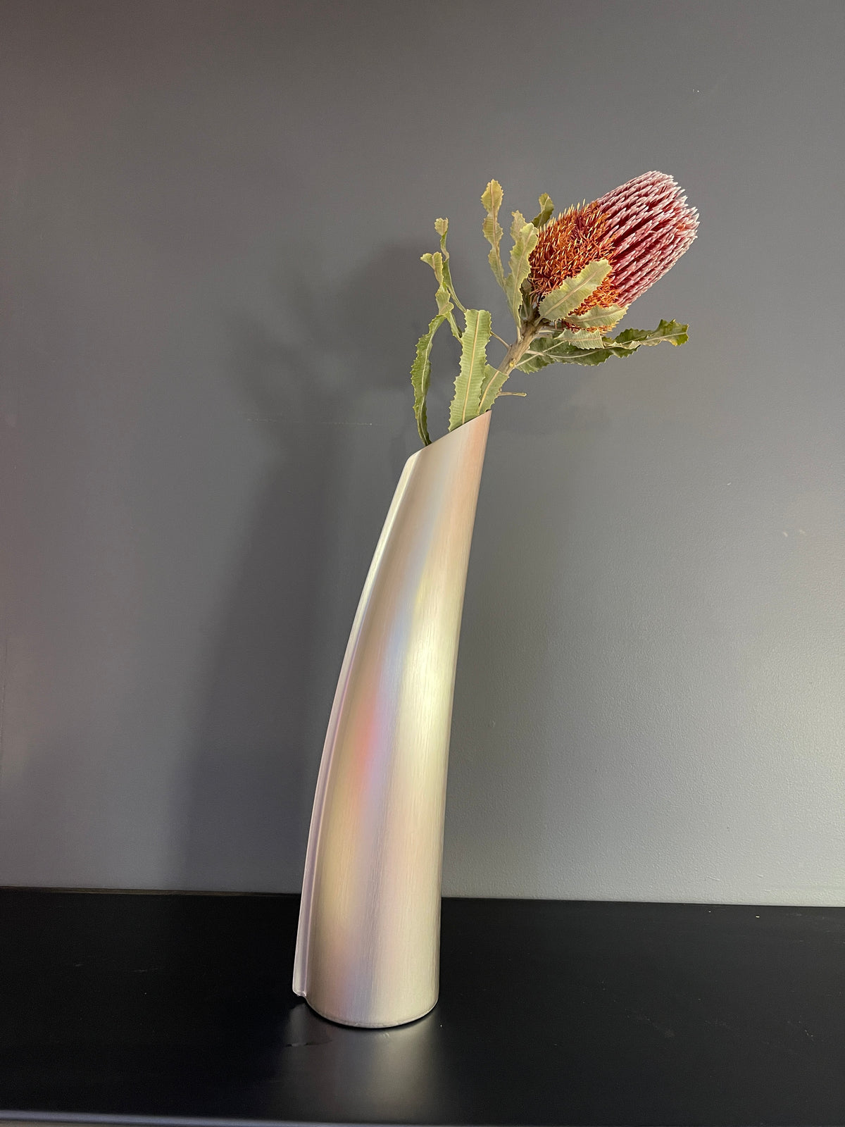 The Single Stem Vase in Silver