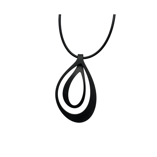The Loop Neckpiece Oval in Black