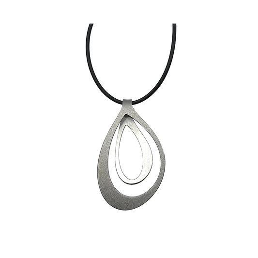 The Loop Neckpiece Oval in Stainless Steel