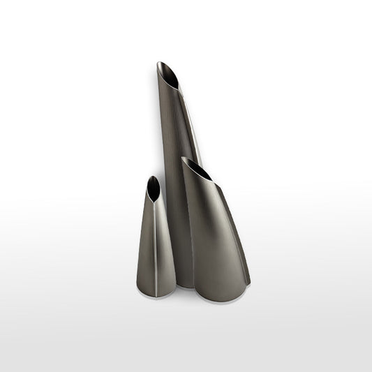 The Single Stem Vase in Charcoal