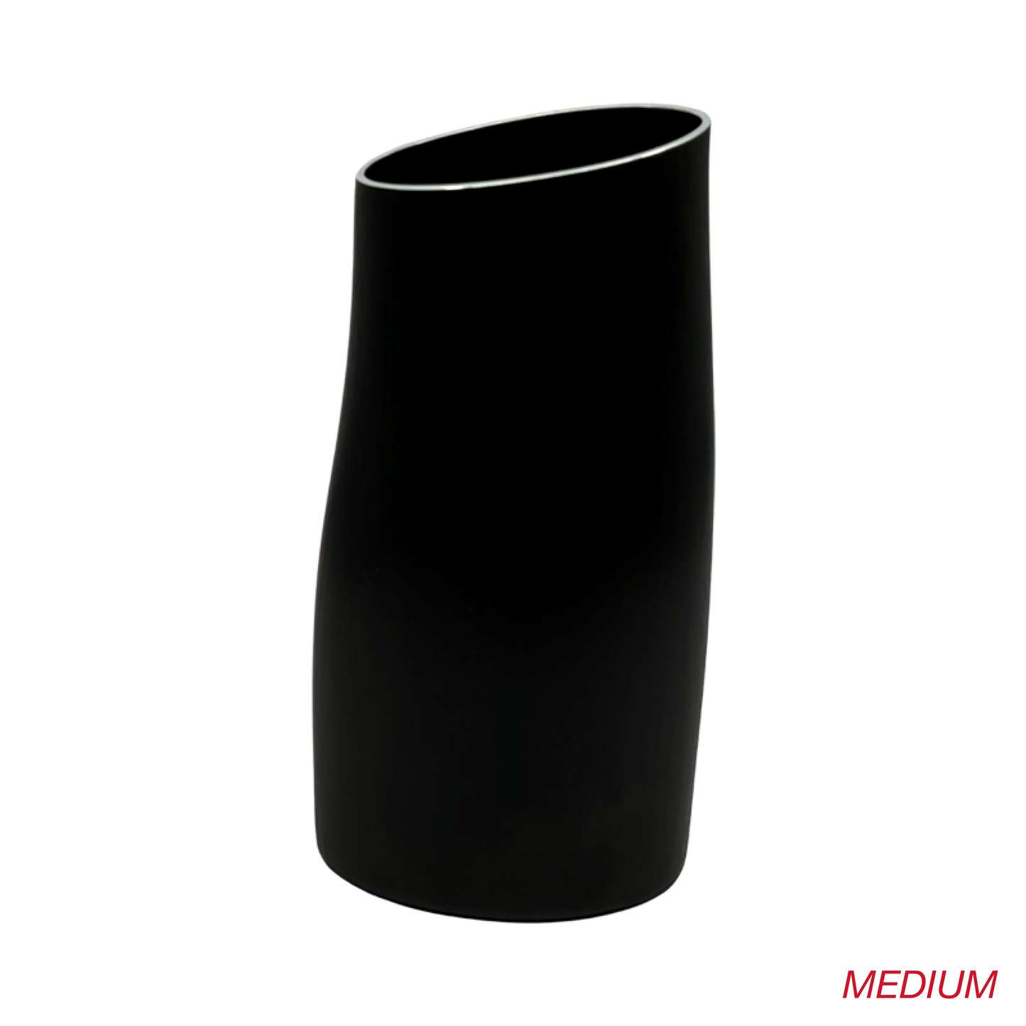 The Fink Vase in Black